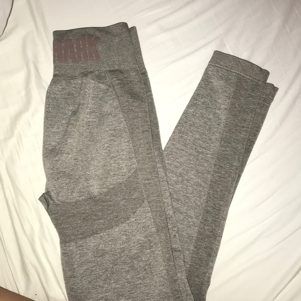 Flex High-Waist Grey Seamless Gymshark Leggings